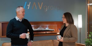 HAV Group-hero-banner-coworkers-casual-conversation-office-coffee